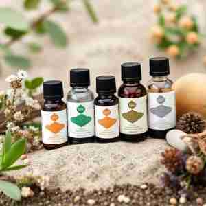 Essential oils and grounding scents