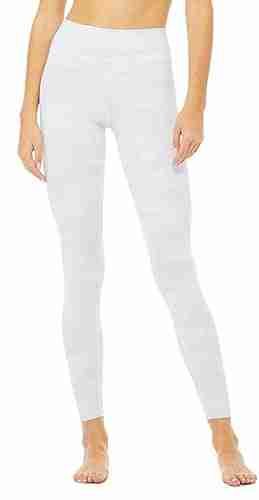 Alo Yoga Women's High Waist Vapor Legging 10 Best White Yoga Pants: Comfy and Versatile Picks for Every Yogi 10 Best White Yoga Pants: Comfy and Versatile Picks for Every Yogi 