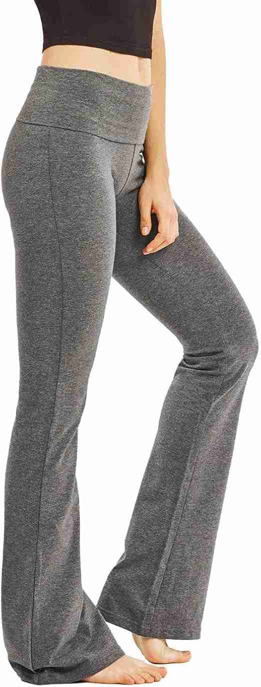 MOPAS Women's Soft Comfy Cotton Spandex Yoga Sweat Lounge Gym Sports Athletic Pants